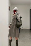 BORIS BIDJAN SABERI Patchwork T-Shirt LS1.2 RF F035+FTJ 00001 Carbon Grey